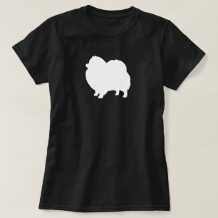 VitPomeranian Silhouette Tee Shirt