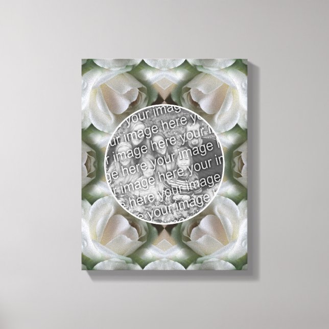 Vitrös ram Skapa ditt eget foto Canvastryck (Framsida)