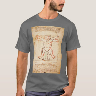 Vitruvian Cat T Shirt