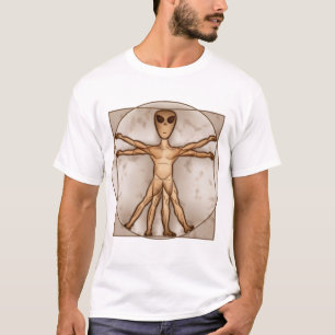 Vitruvian främling tee shirt