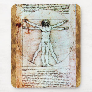 VITRUVIAN MAN Antique Parchment Musmatta