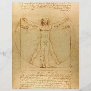 Vitruvian Man av Leonardo Da Vinci