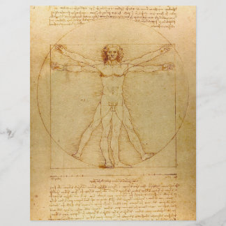 Vitruvian Man av Leonardo Da Vinci