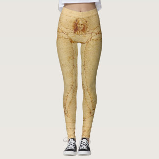 Vitruvian Man av Leonardo Da Vinci Leggings