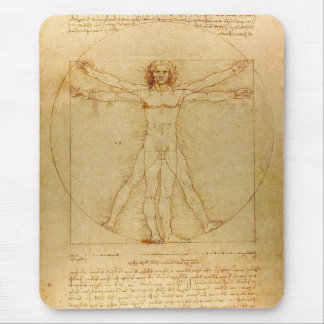 Vitruvian Man av Leonardo Da Vinci Musmatta