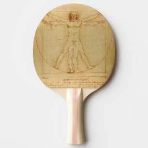 Vitruvian Man av Leonardo Da Vinci Pingisracket