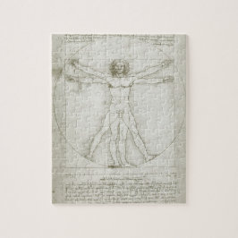 Vitruvian Man av Leonardo da Vinci Pussel