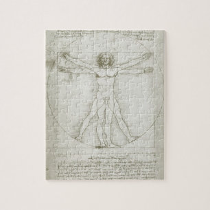 Vitruvian Man av Leonardo da Vinci Pussel