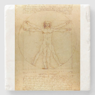 Vitruvian Man av Leonardo da Vinci Stenunderlägg