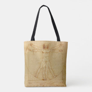 Vitruvian Man av Leonardo Da Vinci Tygkasse