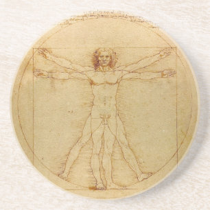 Vitruvian Man av Leonardo da Vinci Underlägg