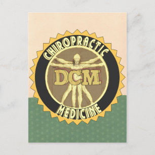 Vitruvian Man DCM Vykort