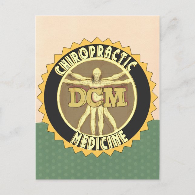 Vitruvian Man DCM Vykort (Framsida)