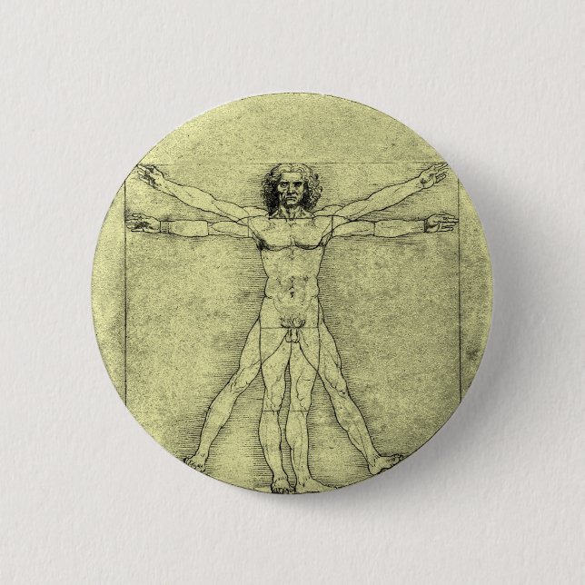 Vitruvian man knapp (Framsida)