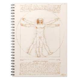 Vitruvian Man | Leonardo da Vinci | Anteckningsbok