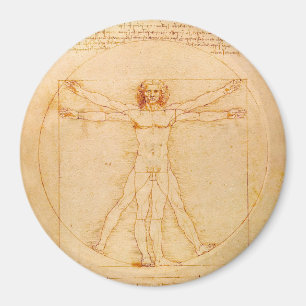 Vitruvian Man - Leonardo da Vinci Magnet