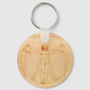 Vitruvian Man - Leonardo da Vinci Nyckelring