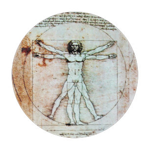 VITRUVIAN MAN Leonardo da Vinci Parchment
