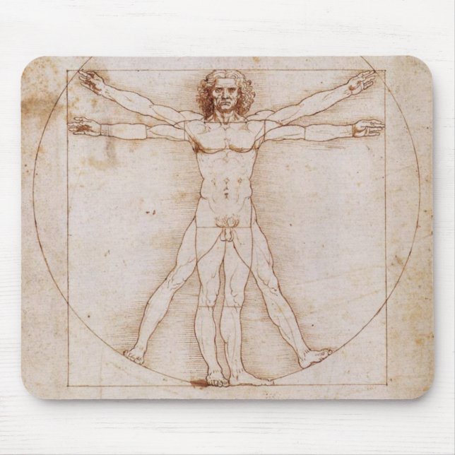 Vitruvian man musmatta (Framsidan)