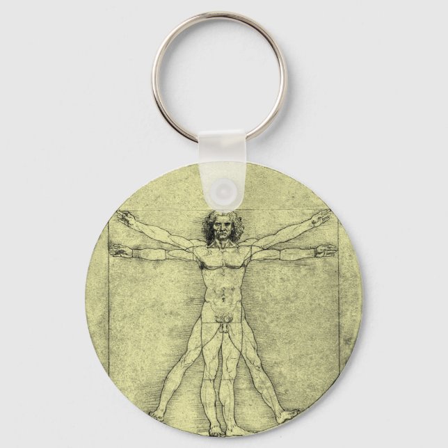 Vitruvian Man Nyckelring (Framsida)