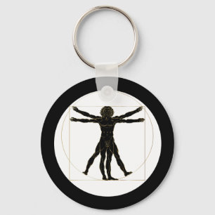 Vitruvian Man Nyckelring