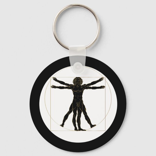 Vitruvian Man Nyckelring (Framsida)