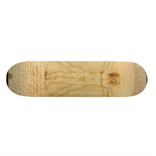 Vitruvian man skateboard bräda 20,5 cm