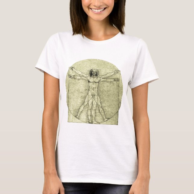 Vitruvian man t shirt (Framsida)