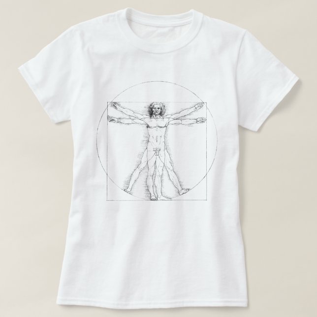Vitruvian Man T-Shirt (Design framsida)