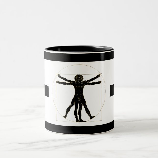 Vitruvian Man Två-Tonad Mugg (Center)