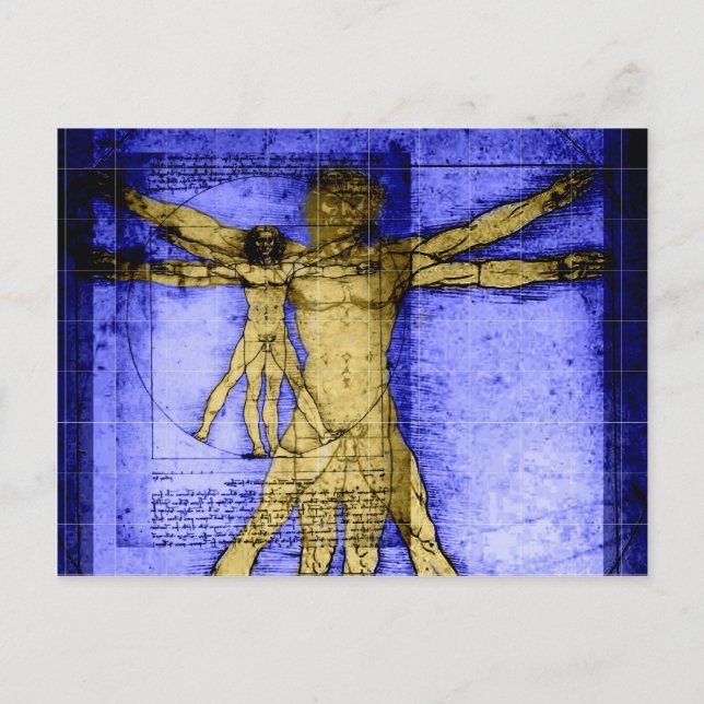 Vitruvian Man Vykort (Framsida)