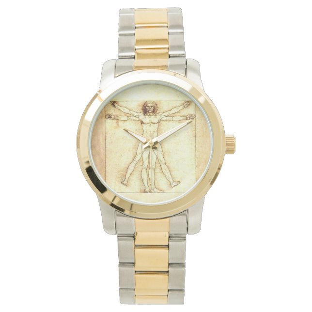 Vitruvian Man Wrist Watch Armbandsur (Framsida)