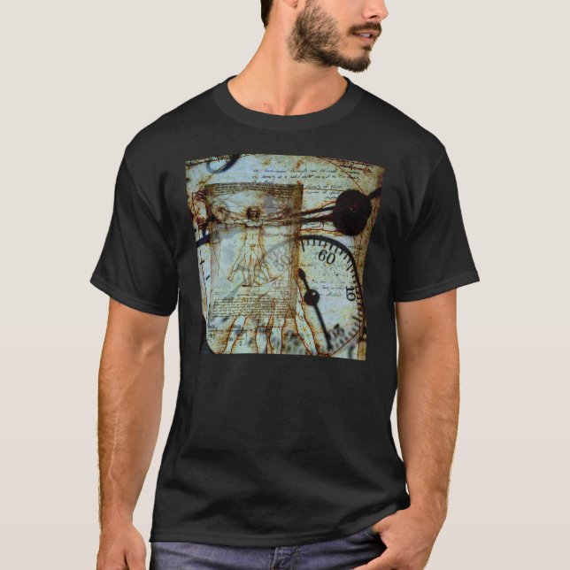 Vitruvian manT-tröja T-shirt (Framsida)