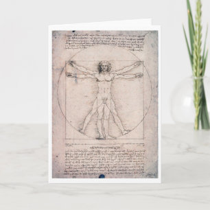 Vitruvian ManVitruvian Man, Leonardo da Vinci Kort