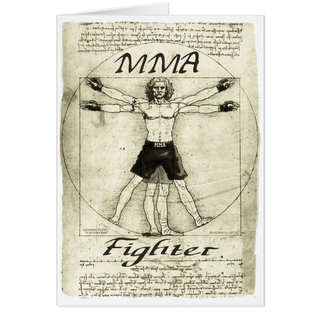 Vitruvian Muttahida Majlis-E-Amal bemannar Hälsningskort (Framsidan)