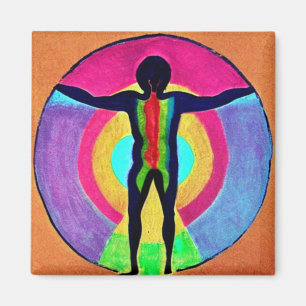 Vitruvian People II Magnet