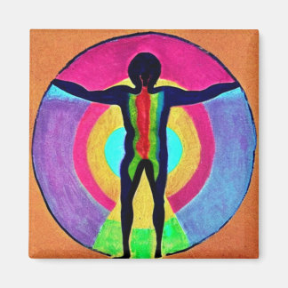 Vitruvian People II Magnet