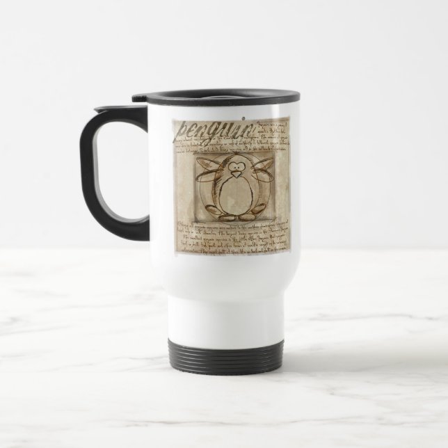 Vitruvian pingvin resemugg (Vänster)