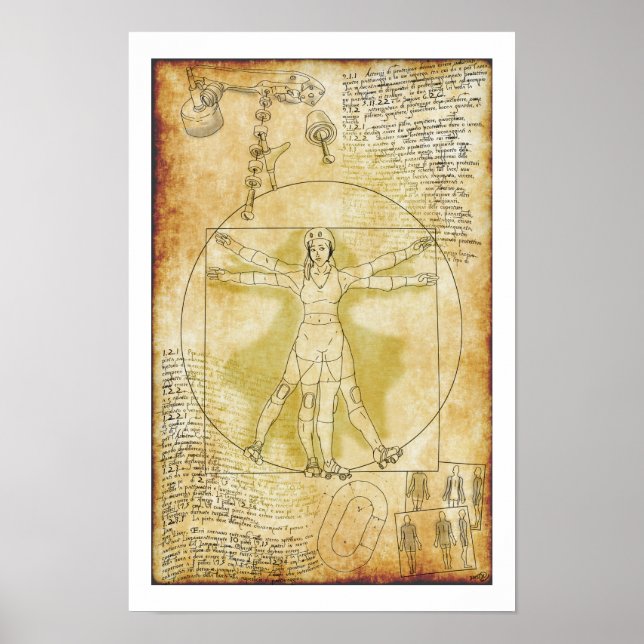 Vitruvian Rollergirl (Ria Culpa, 2015) Poster (Framsidan)