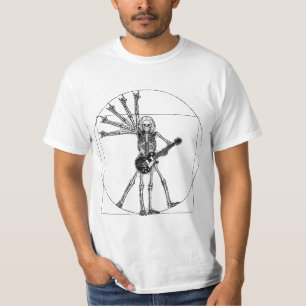 Vitruvian skelett t-shirt