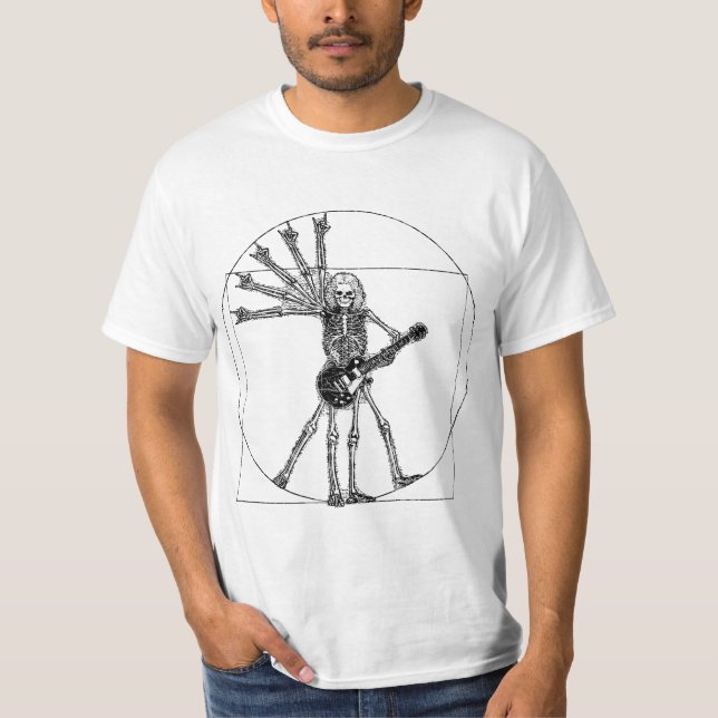 Vitruvian skelett tröja (Framsida)