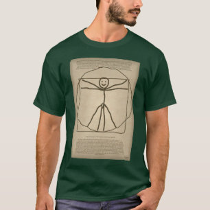 Vitruvian Stickman barnTshirt Tee