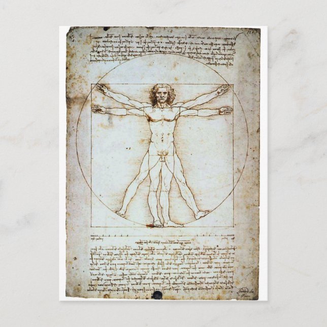 Vitruvian Vykort (Framsida)