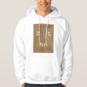 Vitruviansk apelhoodie sweatshirt