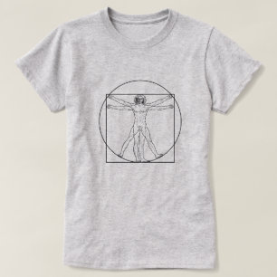 Vitruviansk man t shirt