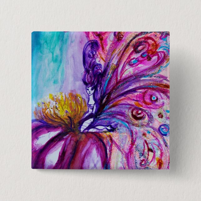 VITRYGGSFÄLT I ROSA,GULD SPARKLES KNAPP (Framsida)