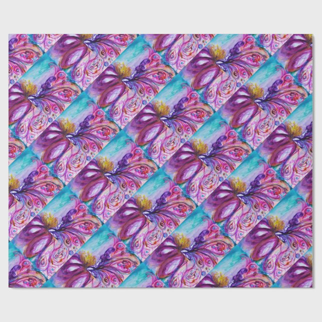 VITRYGGSFÄLT I ROSA,GULD SPARKLES PRESENTPAPPER (Platt)