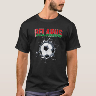 Vitrysk fotboll i spricka i Fläkt - vitryska fotbo T Shirt