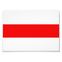 Vitrysk protestsymbol flagga röd vit revolution f