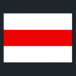 Vitrysk protestsymbol flagga röd vit revolution f poster<br><div class="desc">Vitrysk protestsymbol flagga röd vit revolution demokrati rand</div>